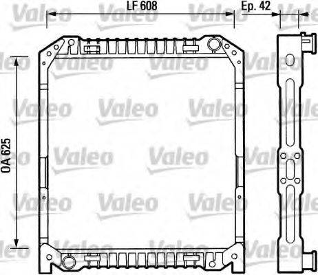 VALEO TC140 Радіатор, охолодження двигуна