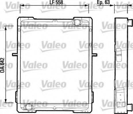 VALEO 33910 Радіатор, охолодження двигуна