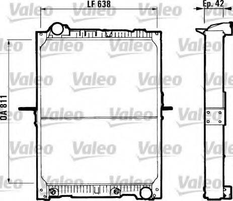 VALEO 730544 Радіатор, охолодження двигуна