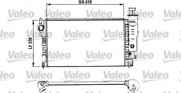 VALEO TH220 Радіатор, охолодження двигуна