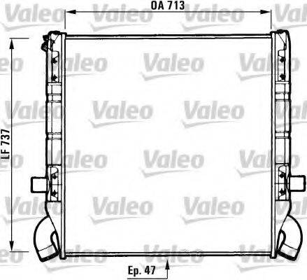 VALEO 730636 Радіатор, охолодження двигуна
