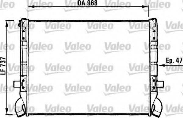 SCANIA 310 081 Радіатор, охолодження двигуна