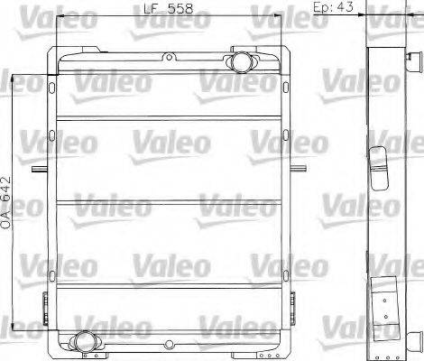 VALEO 34544 Радіатор, охолодження двигуна