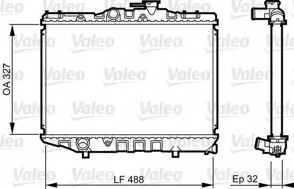 TOYOTA 16400-11090 Радіатор, охолодження двигуна
