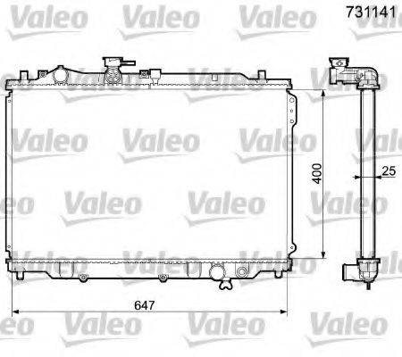 MAZDA FE4J-15-200A Радіатор, охолодження двигуна