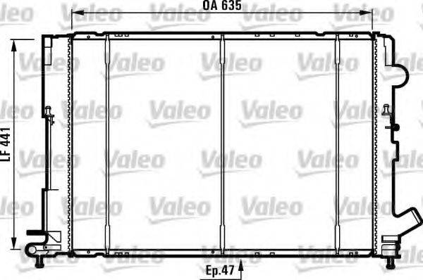 VALEO RC1049 Радіатор, охолодження двигуна