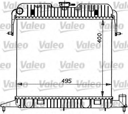 VALEO 731201 Радіатор, охолодження двигуна