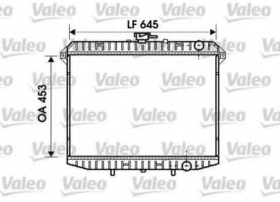 VALEO 731261 Радіатор, охолодження двигуна
