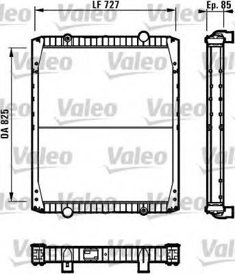 VALEO 858158 Радіатор, охолодження двигуна