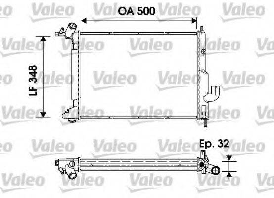 VAUXHALL 52464651 Радіатор, охолодження двигуна