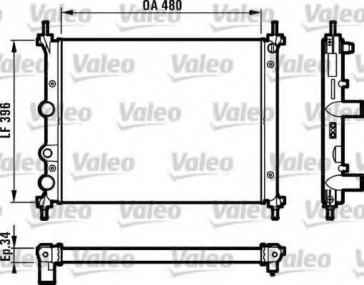 DENSO BM142 Радіатор, охолодження двигуна