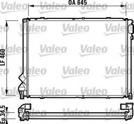 VALEO RA1014 Радіатор, охолодження двигуна