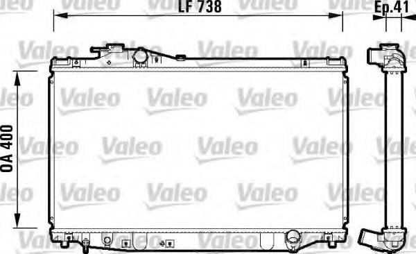 TOYOTA 16400-46310 Радіатор, охолодження двигуна