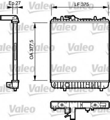 VAUXHALL 9210556 Радіатор, охолодження двигуна