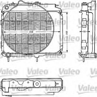 VALEO 32946 Радіатор, охолодження двигуна
