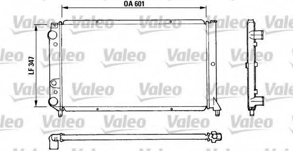 AVA QUALITY COOLING KFT051 Радіатор, охолодження двигуна