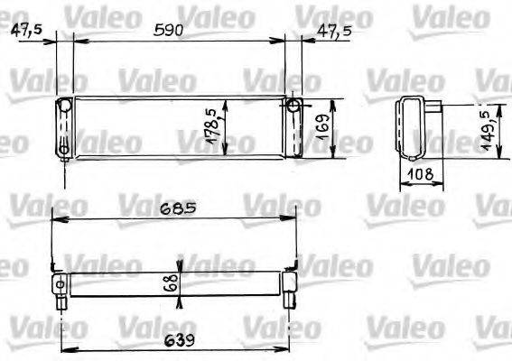 VALEO 810931 Радіатор, охолодження двигуна
