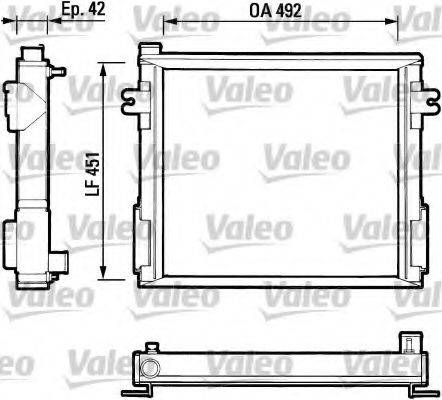 IVECO 9807802 Радіатор, охолодження двигуна
