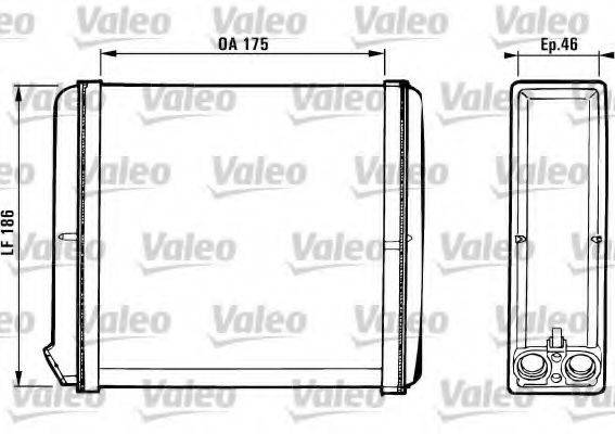 VAUXHALL 90399229 Теплообмінник, опалення салону