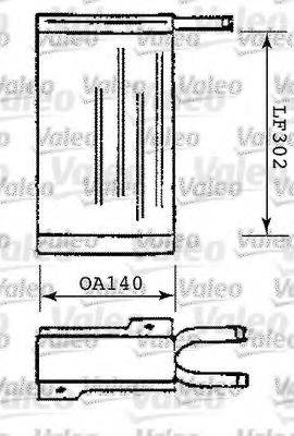 VALEO 812131 Теплообмінник, опалення салону
