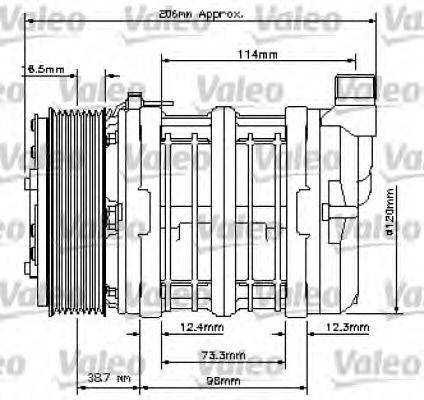 VALEO 815810 Компресор, кондиціонер