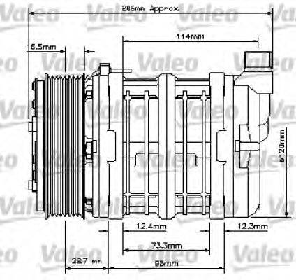 VALEO 815815 Компресор, кондиціонер