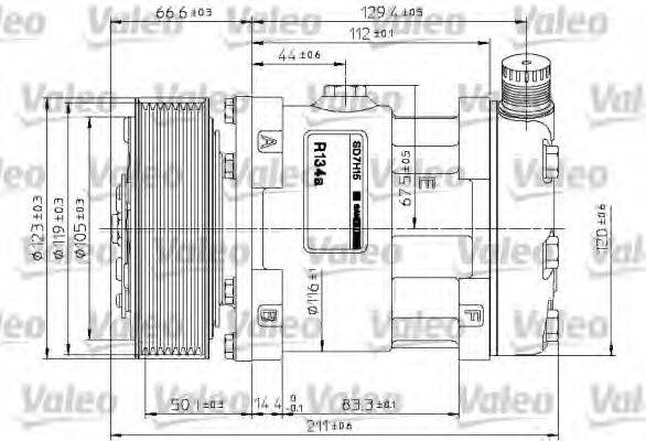 VALEO 815867 Компресор, кондиціонер