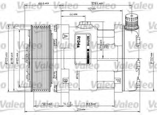 VALEO 815870 Компресор, кондиціонер