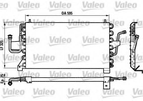 FORD 6187015 Конденсатор, кондиціонер