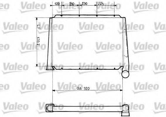 VALEO 77495 Інтеркулер
