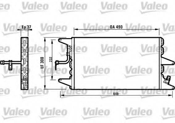DENSO BC105 Конденсатор, кондиціонер
