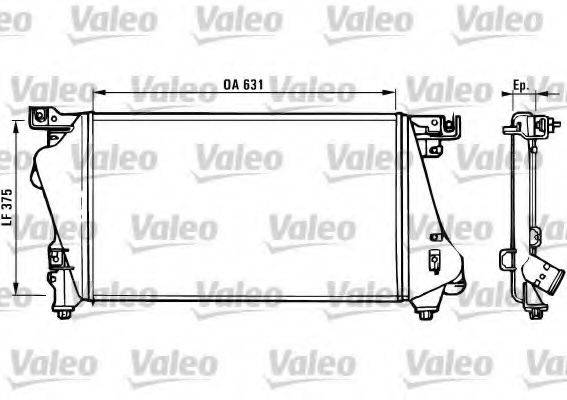 VALEO IA1036 Інтеркулер