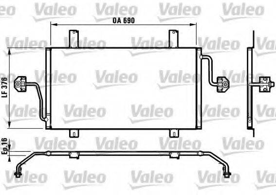 OPEL 4500908 Конденсатор, кондиціонер