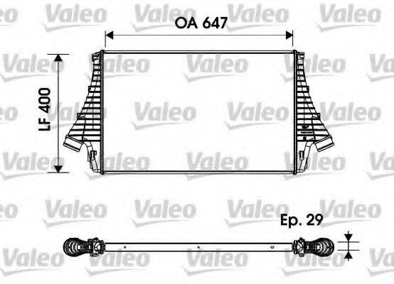 VALEO 817696 Інтеркулер