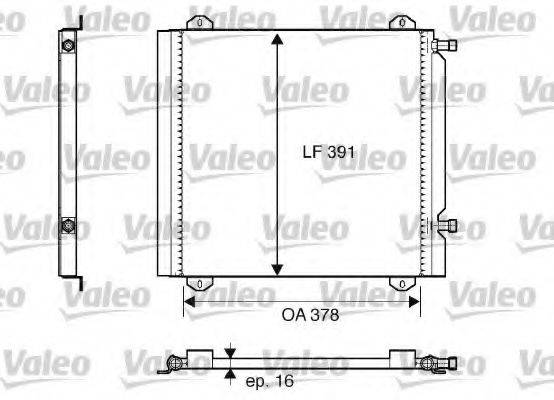 VALEO 817800 Конденсатор, кондиціонер