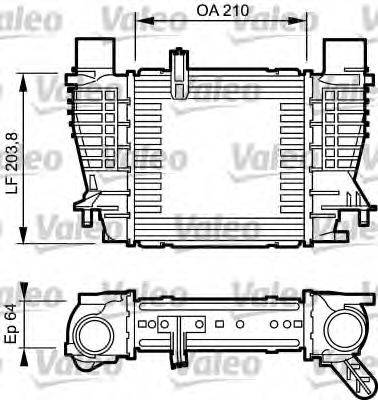 KALE OTO RADYATOR 213600 Інтеркулер