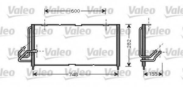 VALEO 818077 Конденсатор, кондиціонер