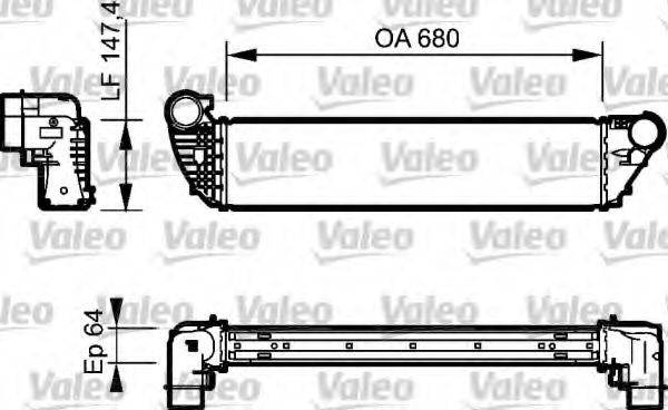 RENAULT 8200301884 Інтеркулер