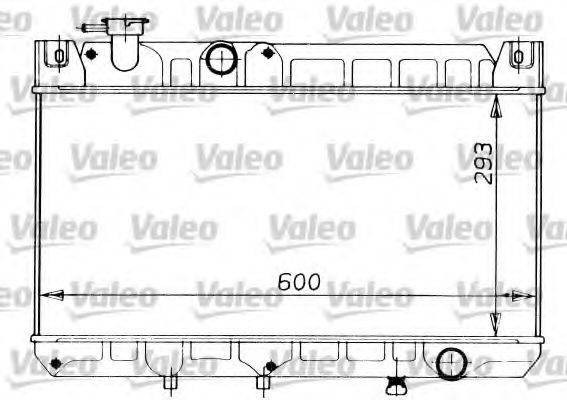 VALEO 819136 Радіатор, охолодження двигуна