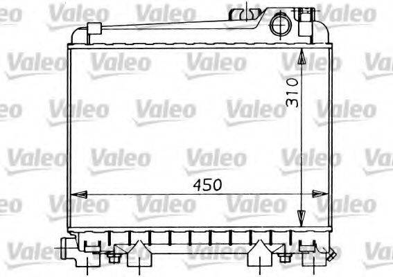 VALEO 819210 Радіатор, охолодження двигуна