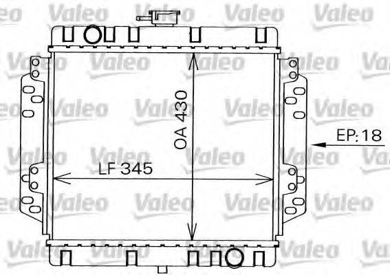 FORD 6078971 Радіатор, охолодження двигуна