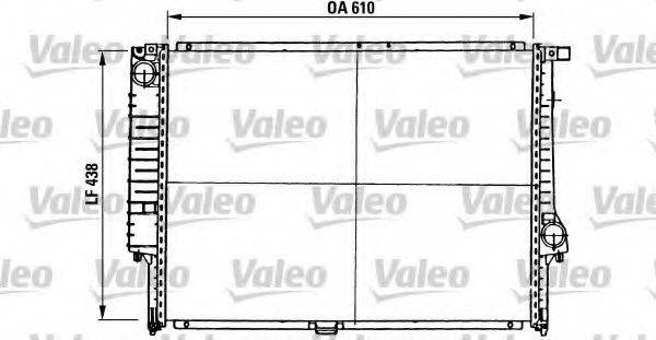 VALEO 819416 Радіатор, охолодження двигуна