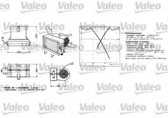 VALEO 881436 Вентилятор салону
