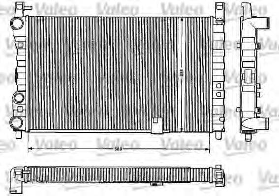 AVA QUALITY COOLING KFT055 Радіатор, охолодження двигуна
