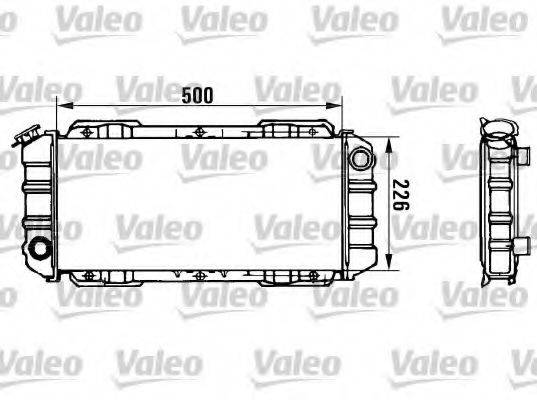 VALEO 961400 Радіатор, охолодження двигуна