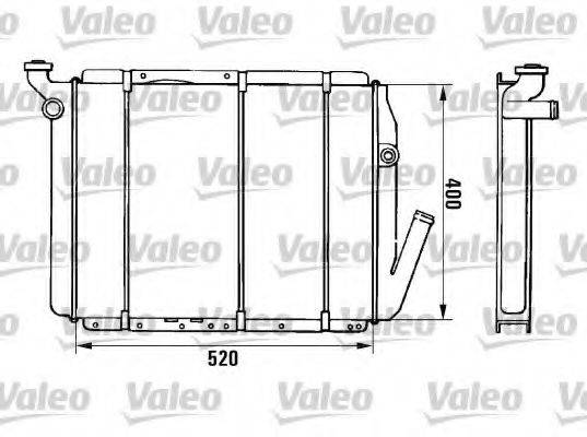 VALEO 961721 Радіатор, охолодження двигуна