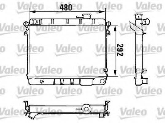 VALEO 961822 Радіатор, охолодження двигуна