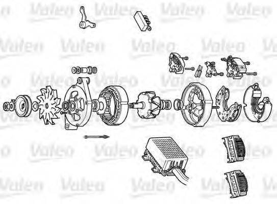 VALEO A14N43M Генератор