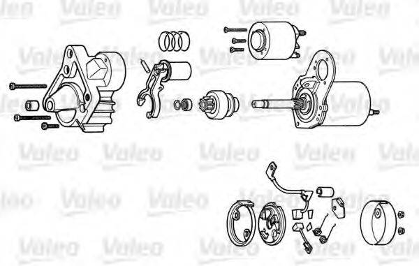 VALEO D6RA80 Стартер