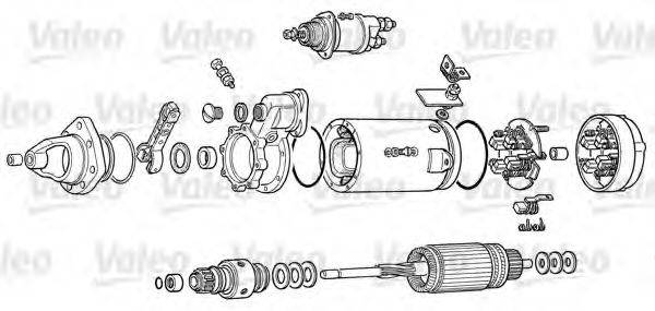 VALEO D13HP607 Стартер